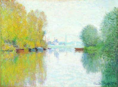 Claude Monet Autumn on the Seine, Argenteuil